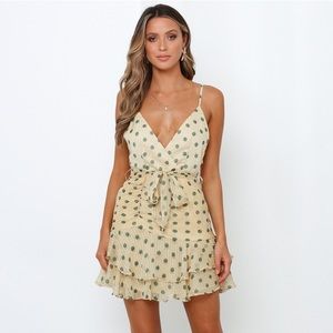 SAINTS + SECRETS Polka Dot Chic Dress